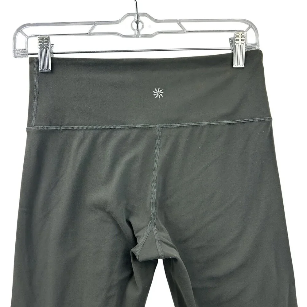 Athleta Ultra High Rise Elation 7/8 Tight Women’s Small Green Workout Gym Casual - Picture 13 of 13